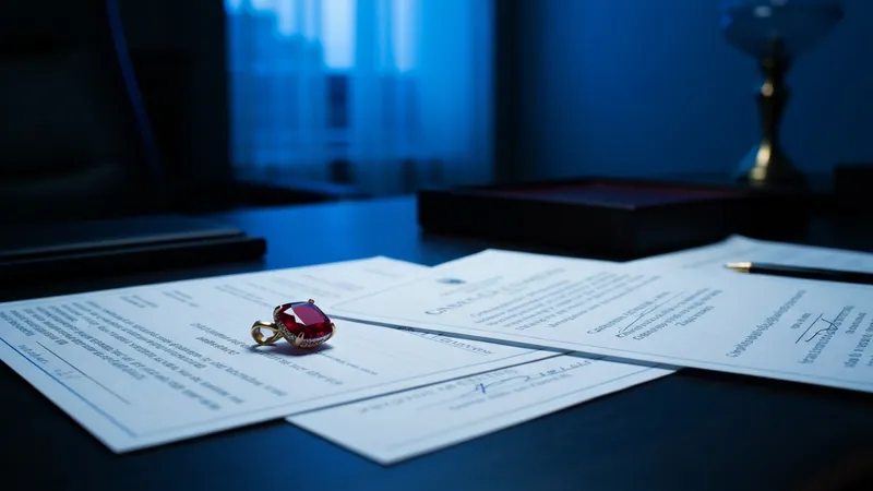 Les garanties et certificats pour le rubis
