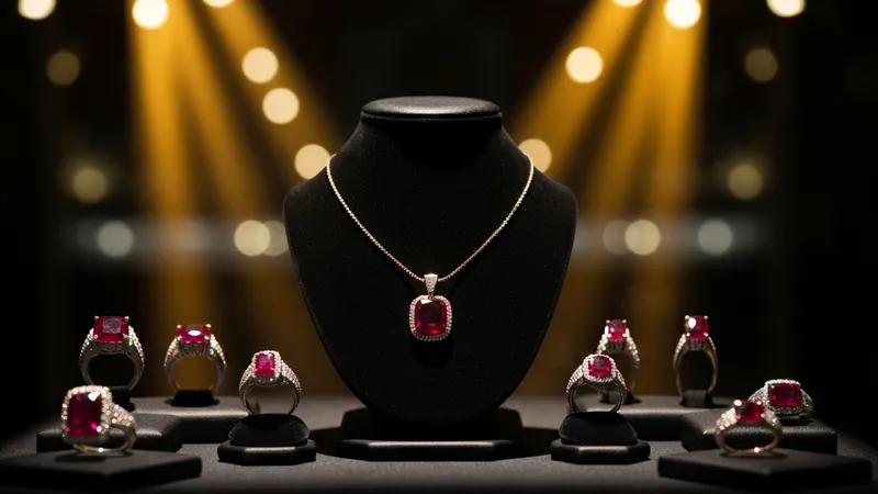 Les tendances de bijoux avec rubis