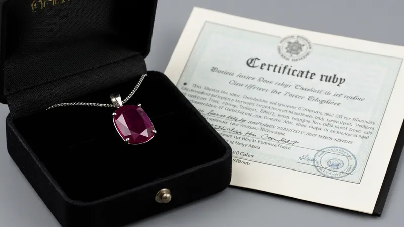 Où acheter un pendentif rubis authentique